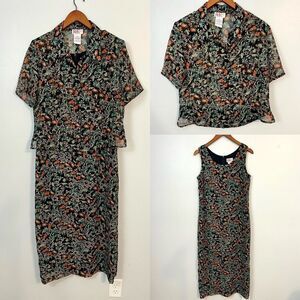 R & K Originals 2-Piece Midi Dress